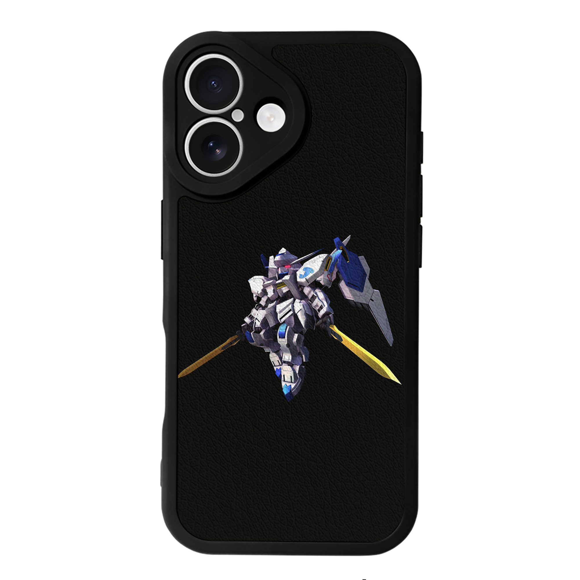 （画像用） 機動戦士ガンダム Mobile Suit Gundam 【iPhone 16シリーズ対応】シリコンスマホケース（レザー調） 材質：シリコン